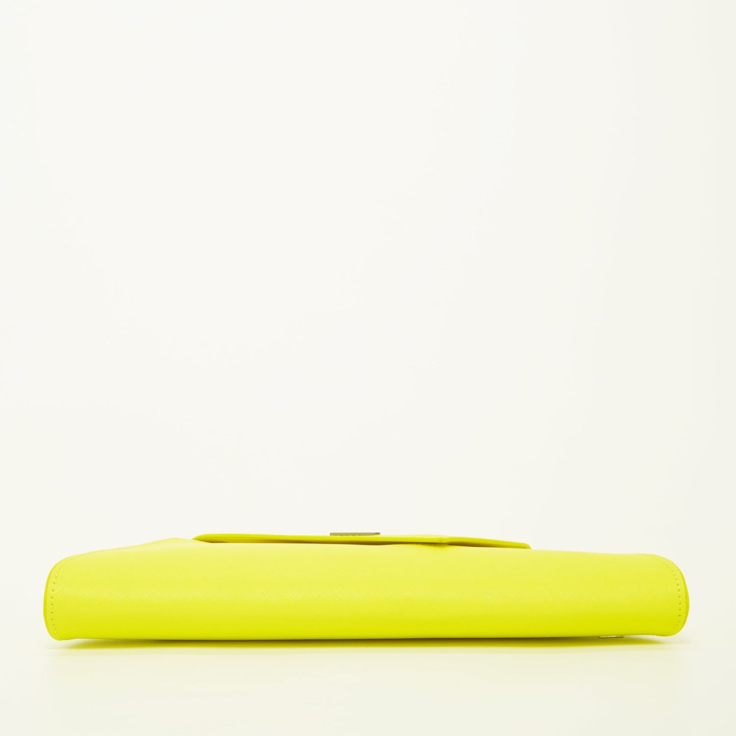 Women's Yellow Leather Clutch Bag - SUSU Evening Crossbody Purse with Chain - Diazza
