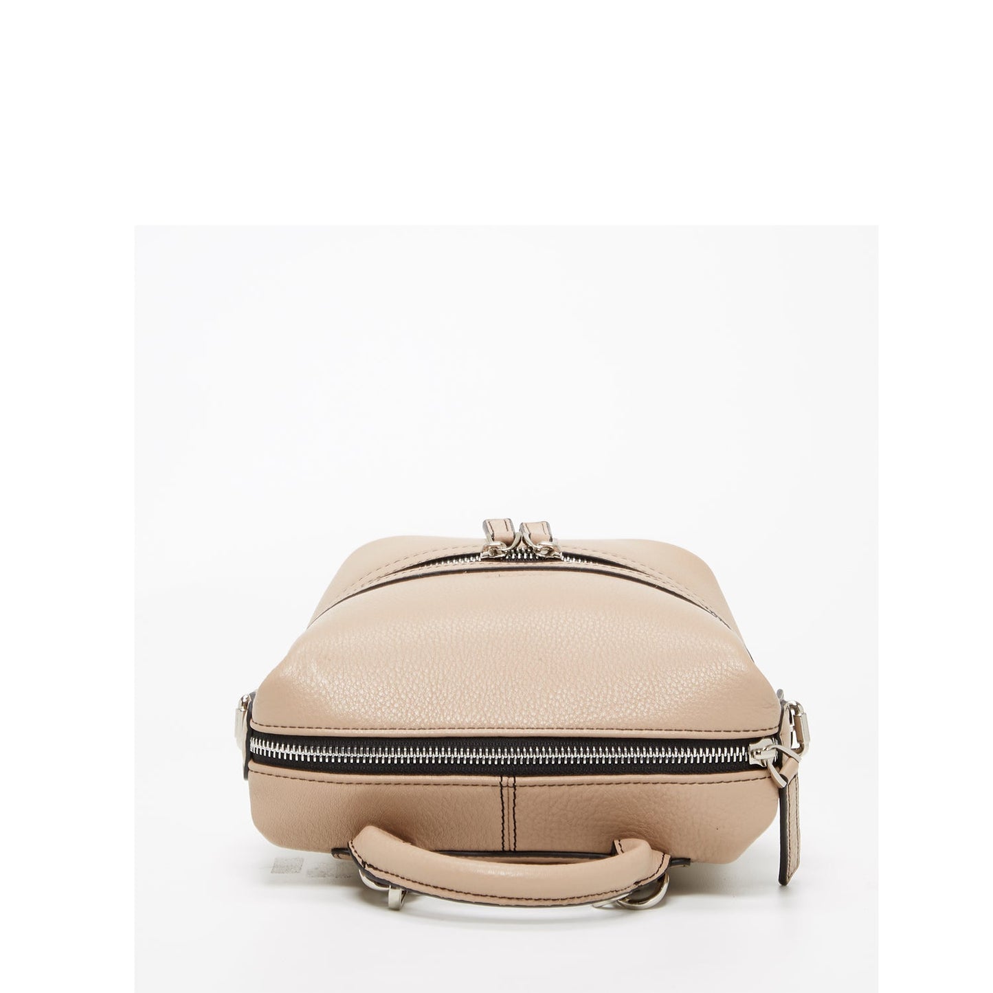 Women's Beige Leather Convertible Backpack - SUSU Ashley Medium with Pockets - Diazza