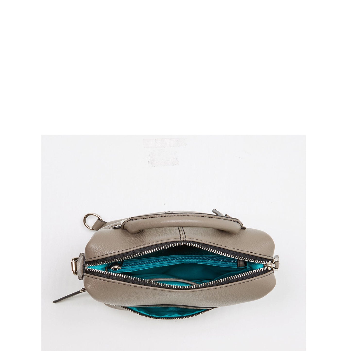 SUSU backpack interior organization showing cell phone slot and multiple compartments