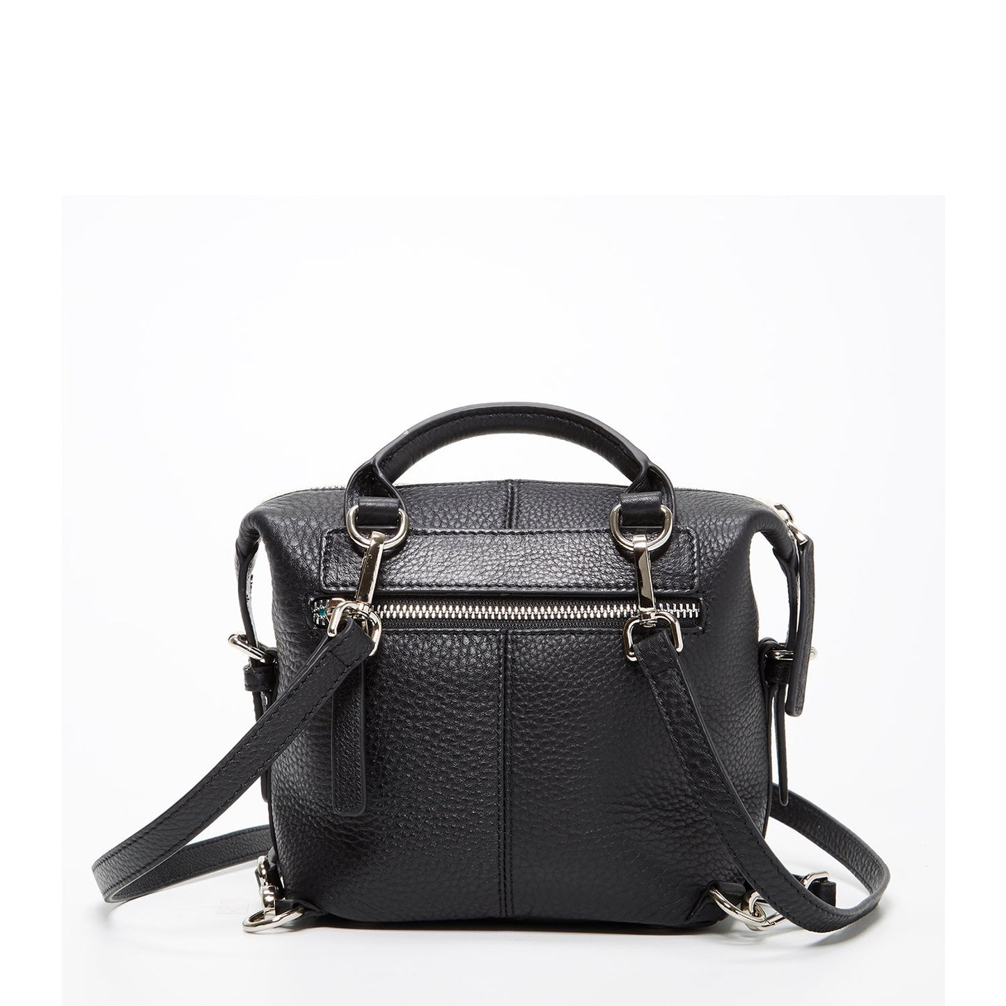 Women's Off White Green Black Leather Convertible Backpack - SUSU Ashley Medium Purse - Diazza