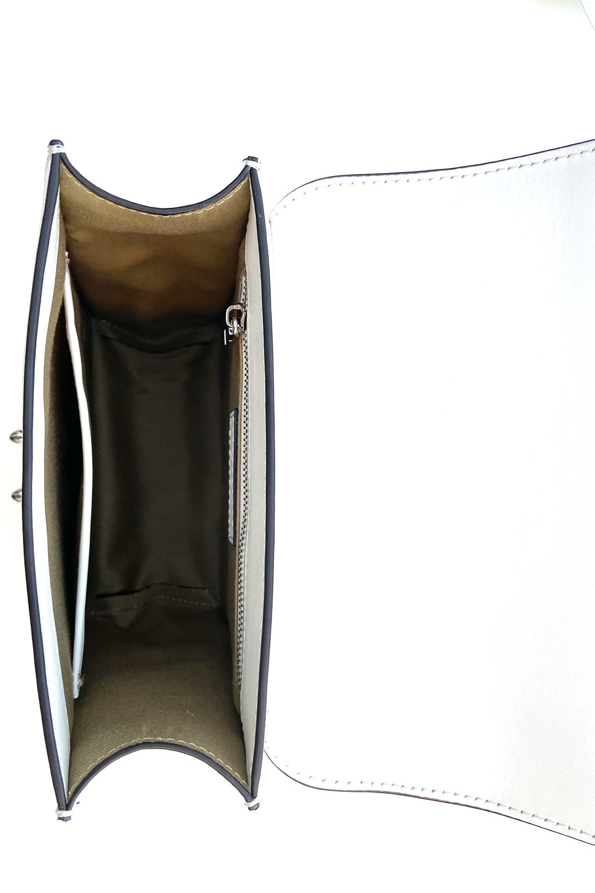 Women's White Leather Convertible Backpack - SUSU Hollywood 3-in-1 Crossbody Purse - Diazza