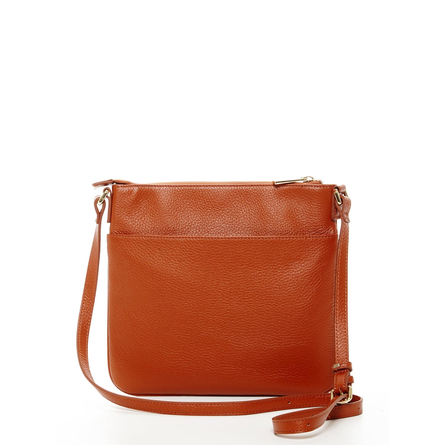 Women's Brown Leather Crossbody Bag - SUSU Saxon Small Messenger Purse - Diazza
