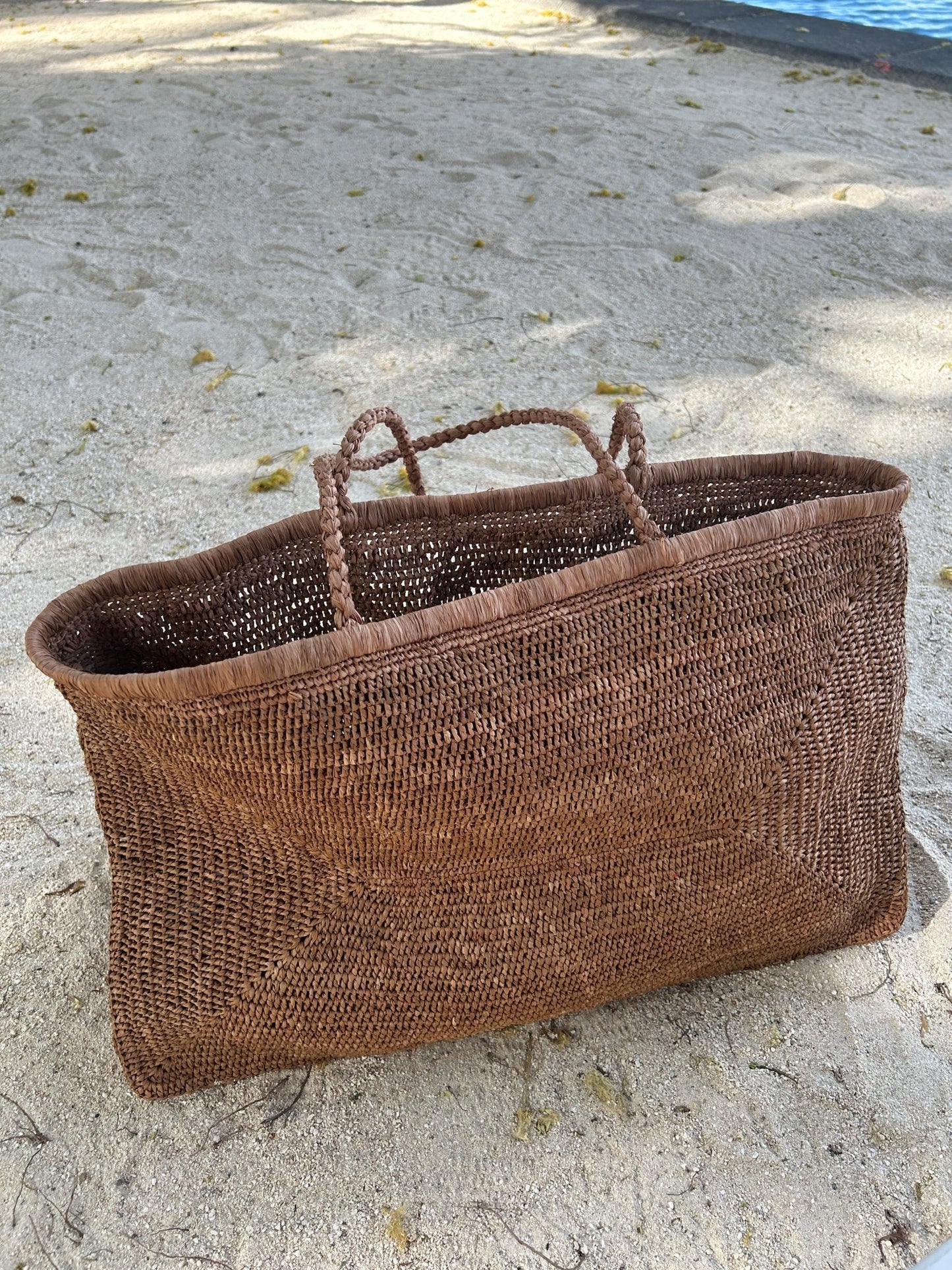 Clipa Extra Large Raffia Beach Tote Bag - DiazzaDC-Powered by People