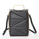 Women's Black Leather Convertible Backpack - SUSU 3 - in - 1 Crossbody Purse - Diazza