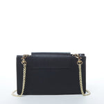 Women's Black Snakeskin Mini Crossbody Bag - SUSU Mary Leather Wristlet Purse - Diazza