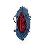 Women's Blue Leather Satchel Bag - SUSU Catherine Large Shoulder Purse - Diazza
