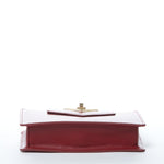 Women's Burgundy Leather Mini Crossbody Bag - SUSU Mary Wristlet Purse - Diazza
