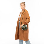 Women's Dark Green Leather Crossbody Bag - Nanah Vintage Camera Bag Style - Diazza