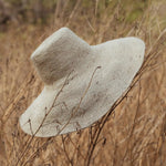 Women's Natural Jute Sun Hat - RIRI Handwoven Straw Hat 6 Inch Brim - Diazza