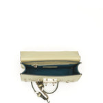 Women's Sage Green Leather Crossbody Bag - SUSU Small Studded Purse - Diazza
