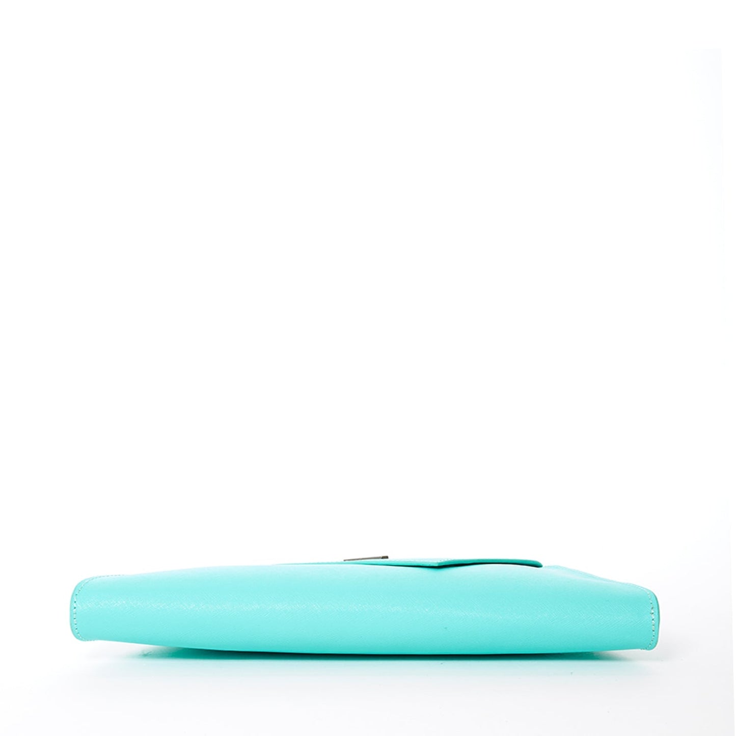 Women's Turquoise Leather Clutch Bag - SUSU Evening Crossbody Purse with Chain - Diazza