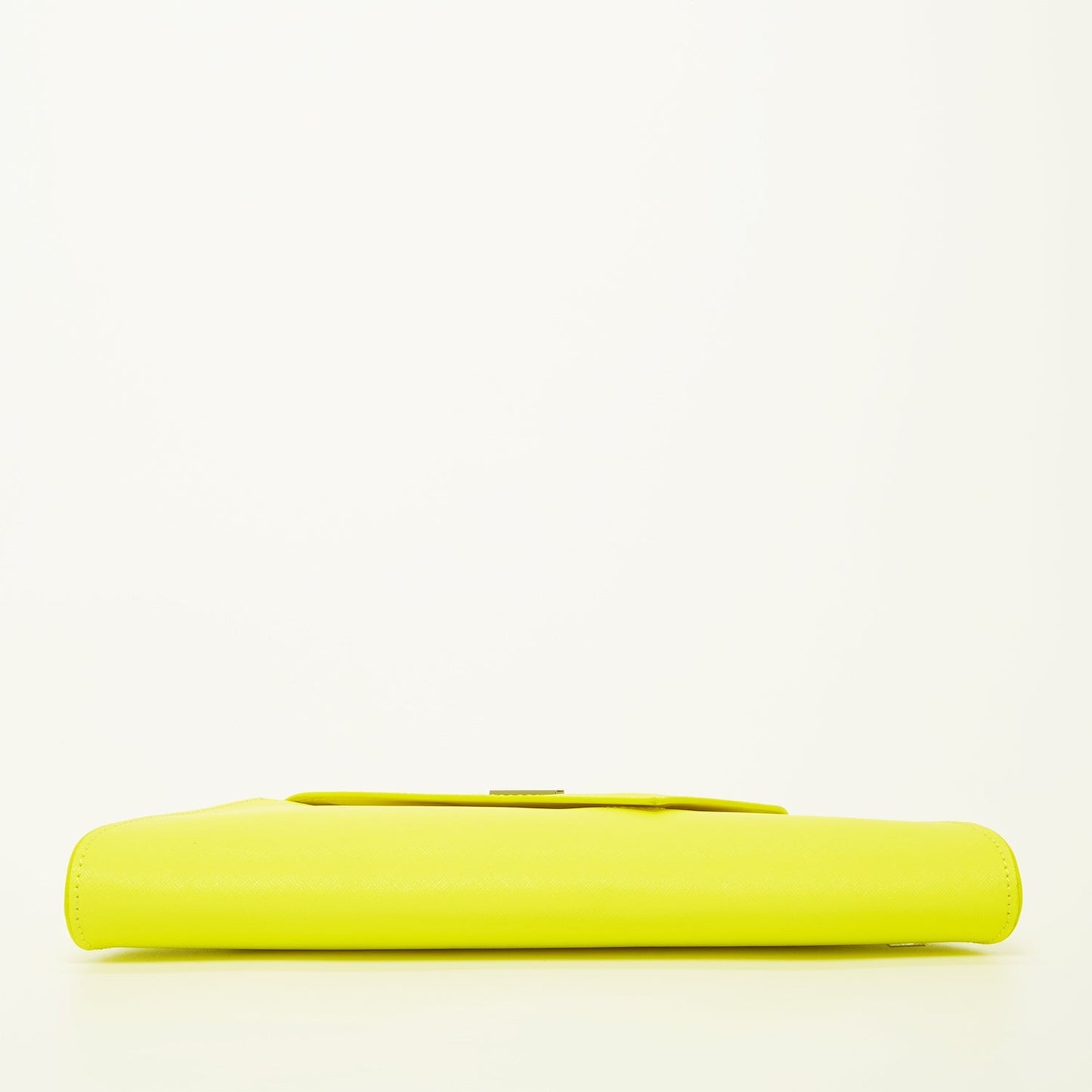 Women's Yellow Leather Clutch Bag - SUSU Evening Crossbody Purse with Chain - Diazza