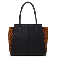 Jody Black Leather Tote Bag SUSU