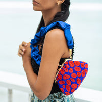 The Arnoldi Mandy Hand-beaded Clutch BrunnaCo