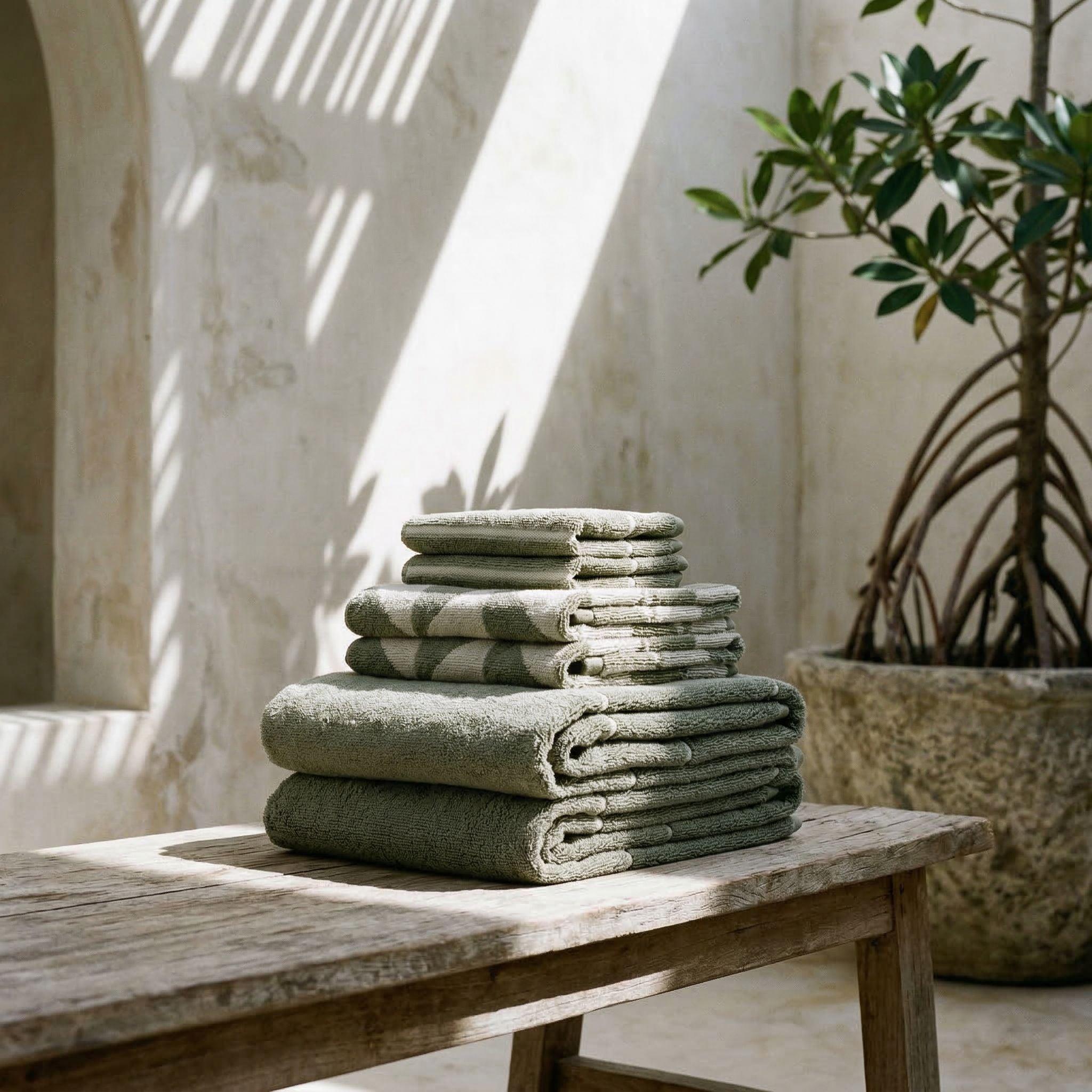 Australian Cotton Towels Italic