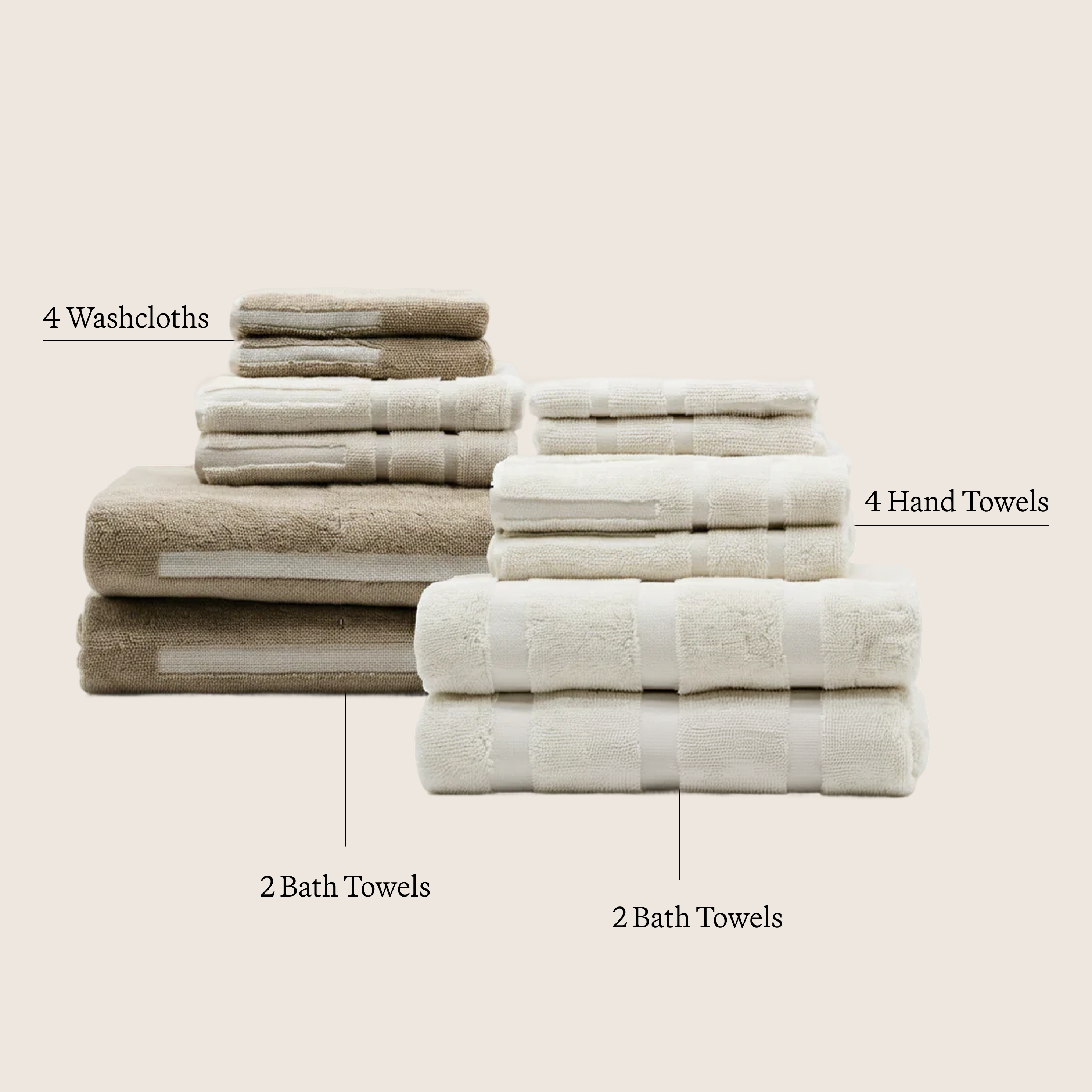 Australian Cotton Towels Italic