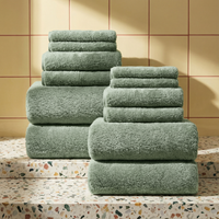 Ultraplush Australian Cotton Towels Family Set Italic