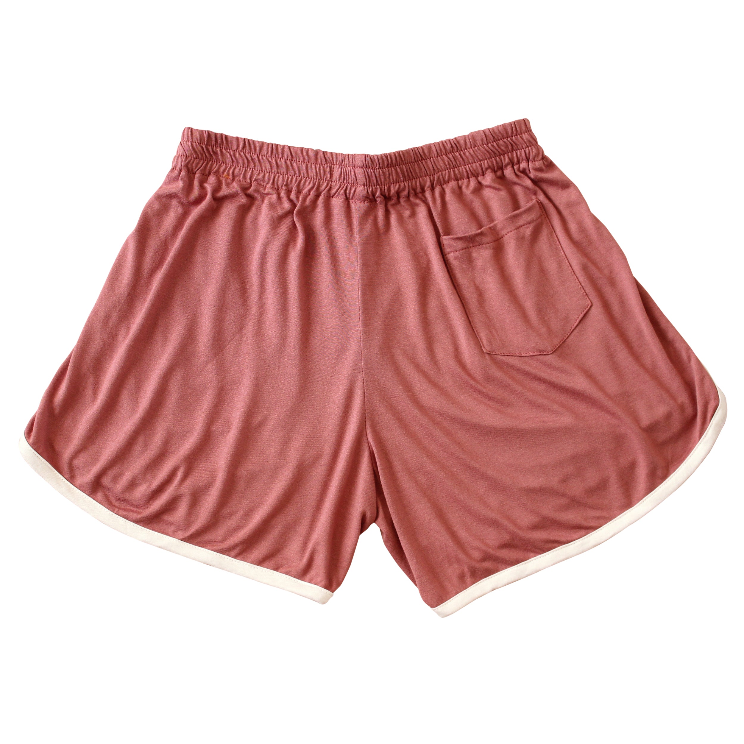 GIRL Seaside Runner Bamboo Shorts In Desert Rose BrunnaCo