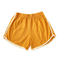 GIRL Seaside Runner Recycled Shorts in Sunflower Yellow BrunnaCo