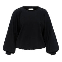 HALEY Bamboo Fleece Sweaters, in Black BrunnaCo