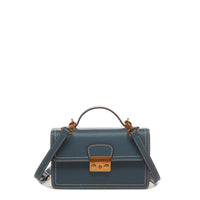 Leather Blue Purse Small Crossbody Bag SUSU