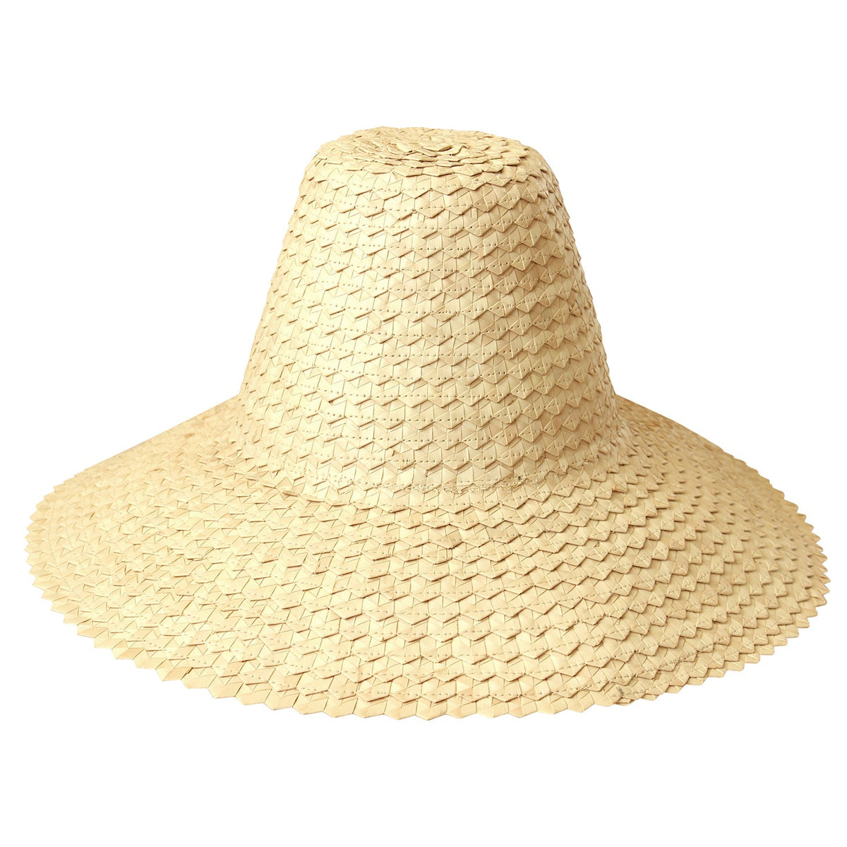 KEMALA Palm Straw Hat — Natural BrunnaCo