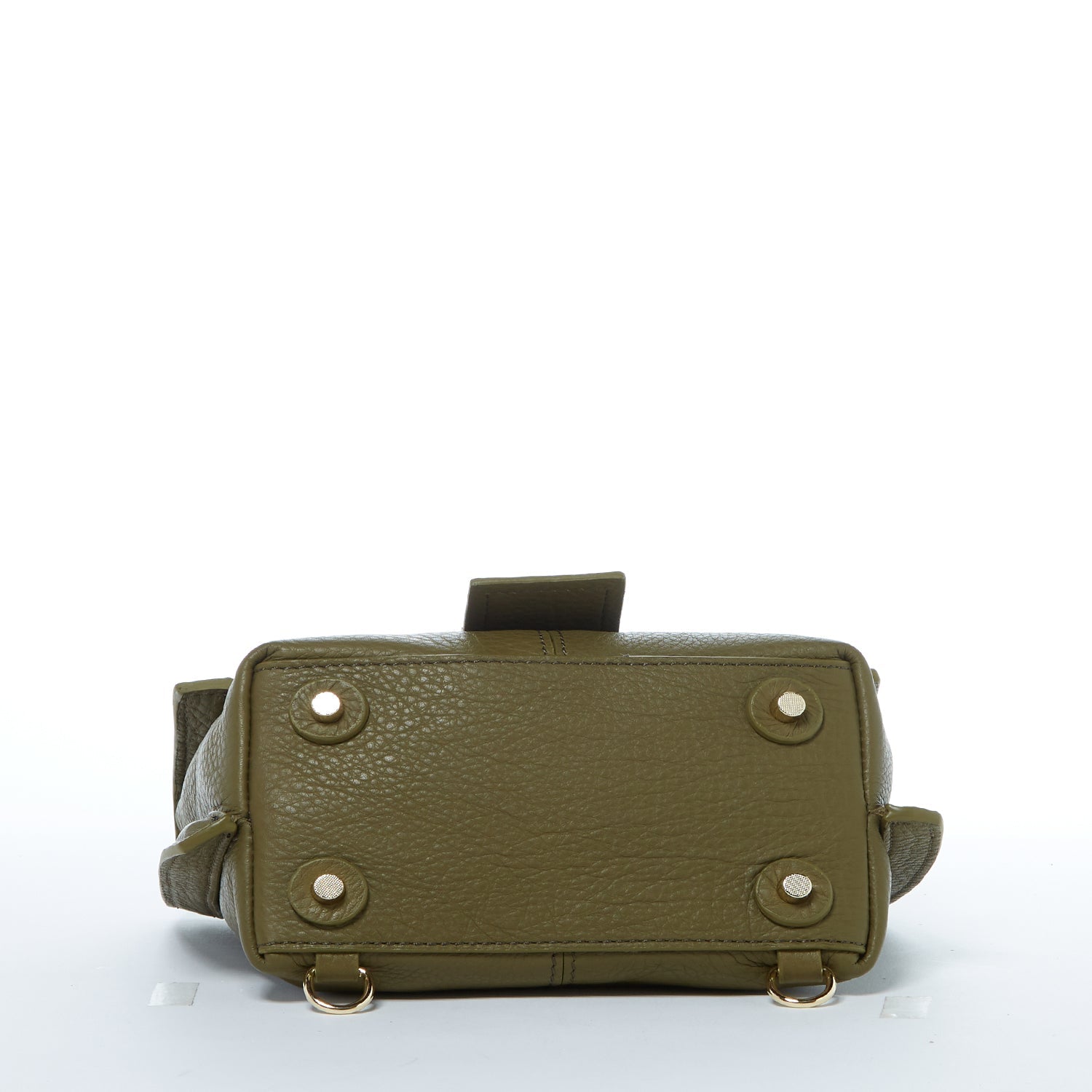 Leather Backpack for Women Convertible Crossbody Bag Olive Green Purse SUSU