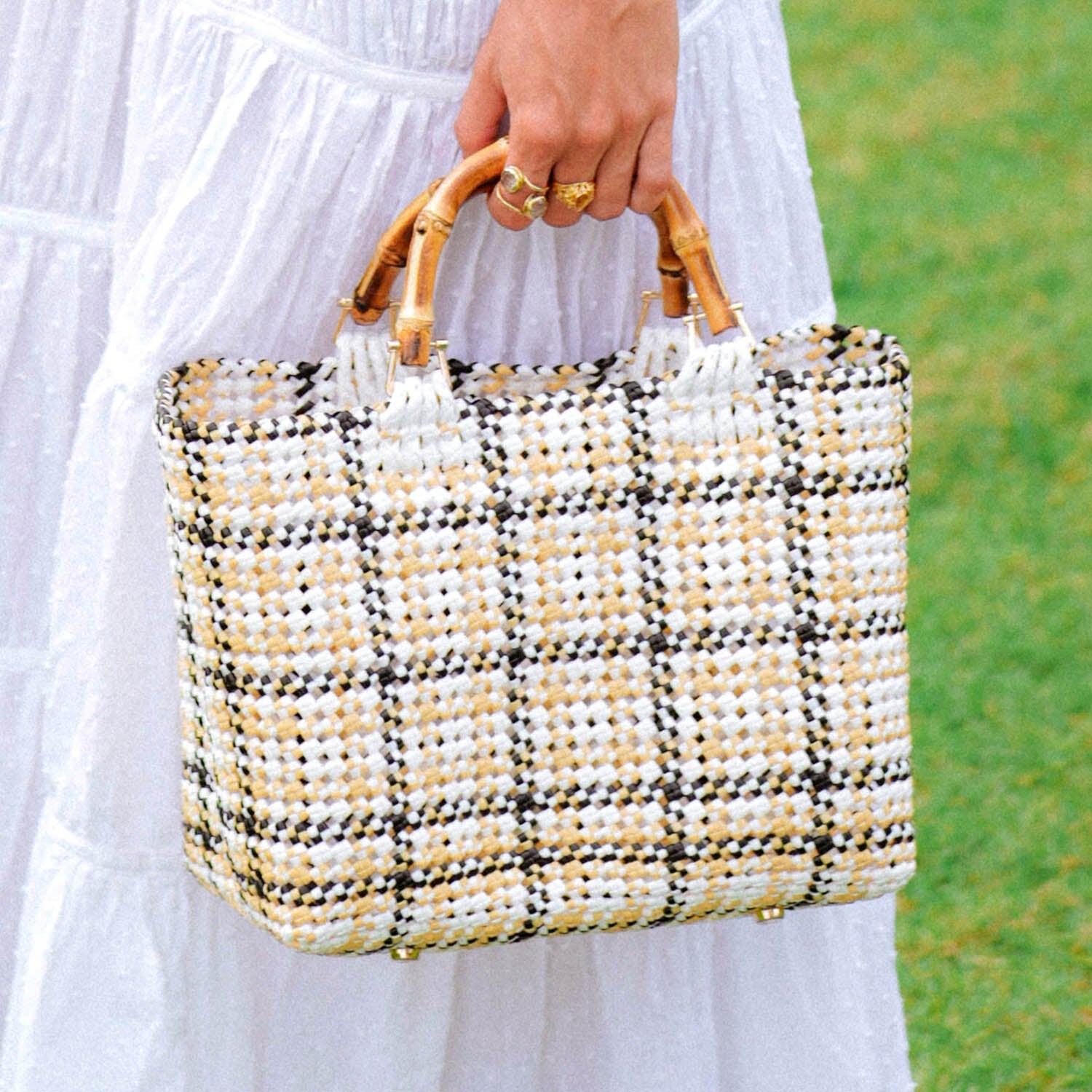 MARCHE Mission Recycled Market Tote Bag BrunnaCo