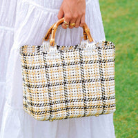 MARCHE Mission Recycled Market Tote Bag BrunnaCo