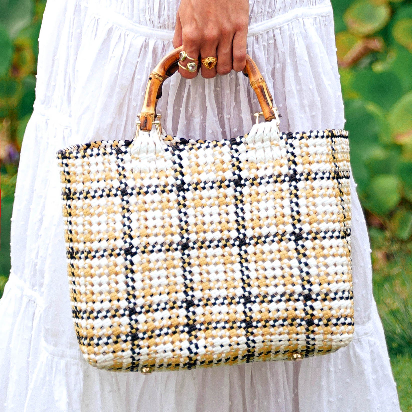 MARCHE Mission Recycled Market Tote Bag BrunnaCo