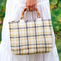 MARCHE Mission Recycled Market Tote Bag BrunnaCo