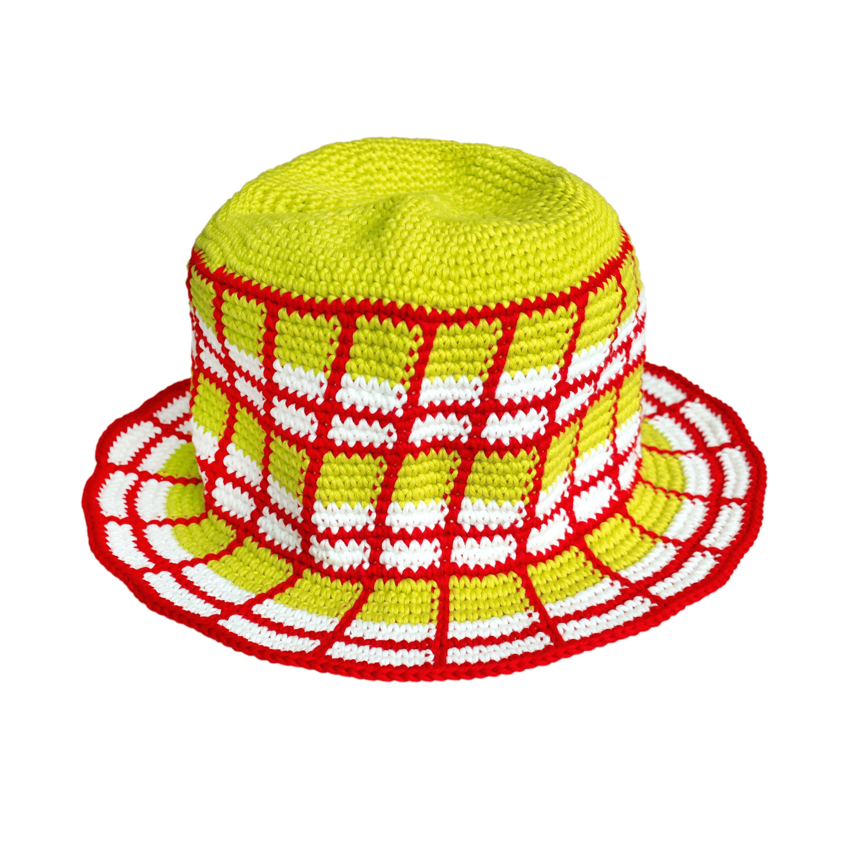 MARGARITA Plaid Crochet Hat BrunnaCo