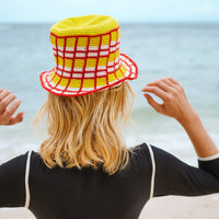 MARGARITA Plaid Crochet Hat BrunnaCo