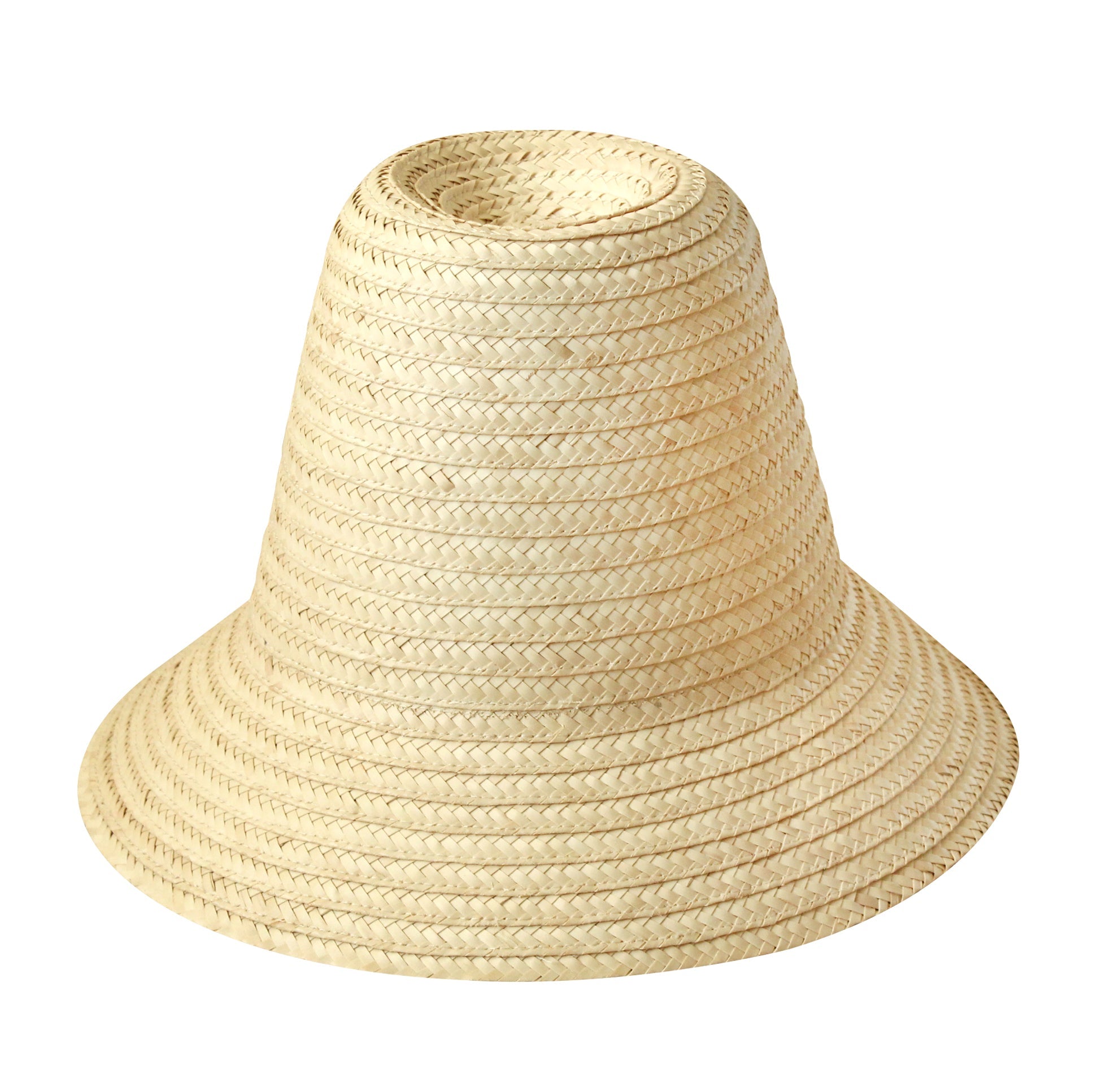 The Margo Palm Straw Hat In Beige BrunnaCo