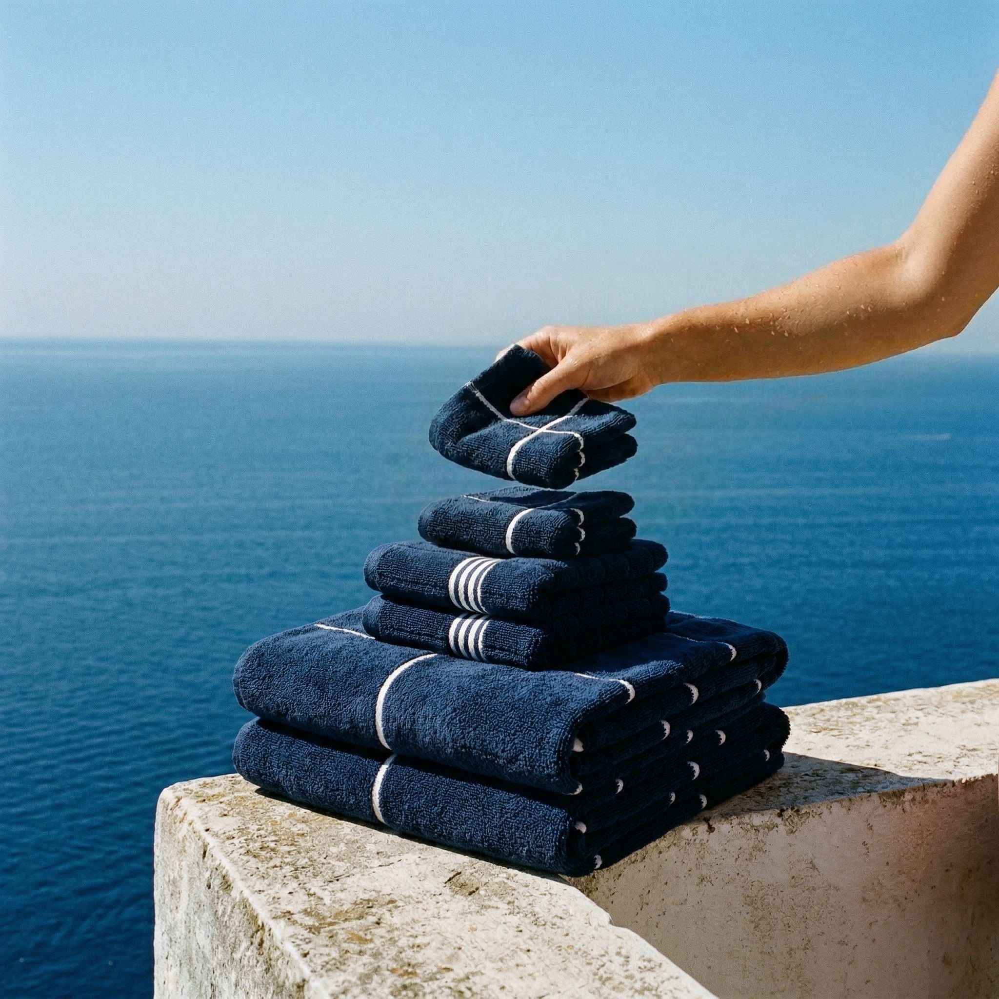 Miramar Australian Cotton Towels Italic