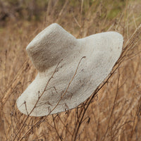The Riri Jute Handwoven Straw Hat In Beige BrunnaCo