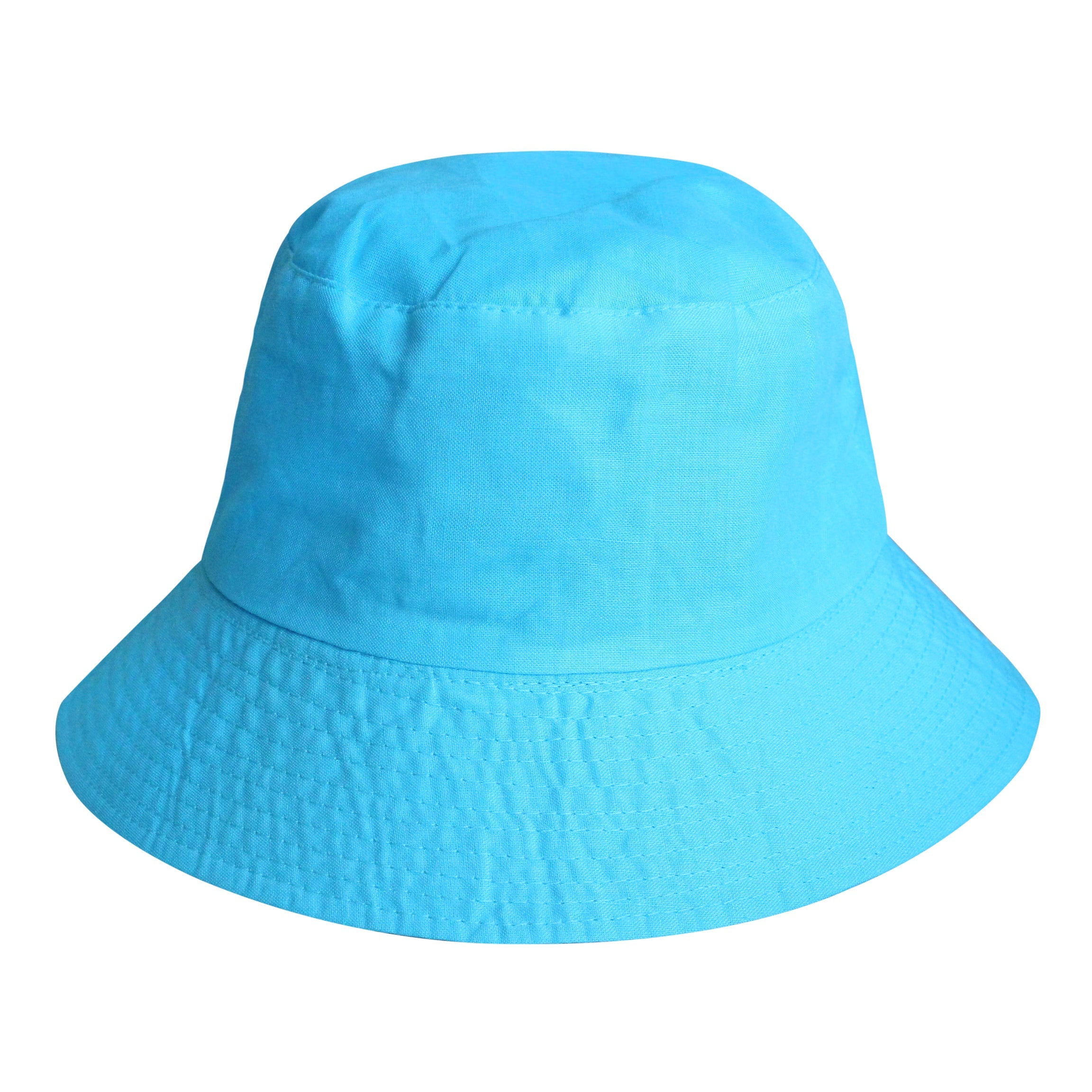 WATU Seaside Linen Bucket Hat, in Sea Blue BrunnaCo