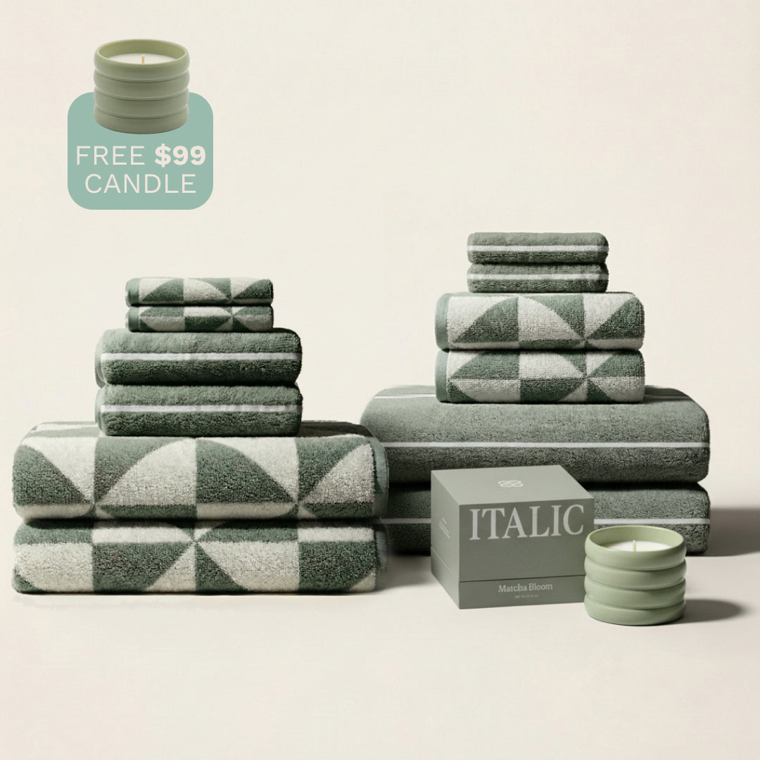 Australian Cotton Towels Italic