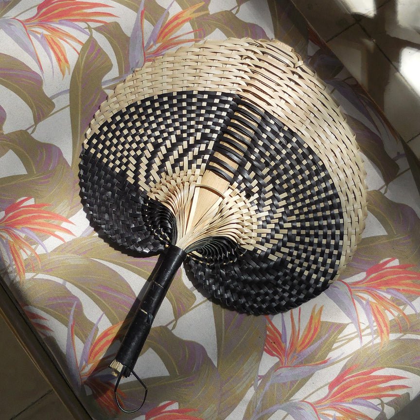 Balinese Woven Hand Fan "Shiva" (Pre - order) - Diazza