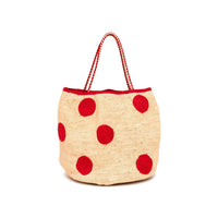 BISCOTTY — Madagascar Handmade Raffia Bucket Beach Tote Bag, Natural - Diazza