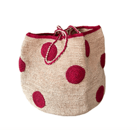 BISCOTTY — Madagascar Handmade Raffia Bucket Beach Tote Bag, Natural - Diazza
