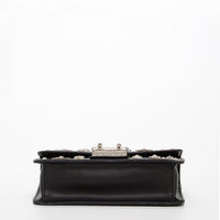 Studded Small Leather Crossbody Bag Black Purse SUSU