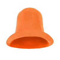 BLOOM Crochet Sun Hat In Tangerine Orange - Diazza