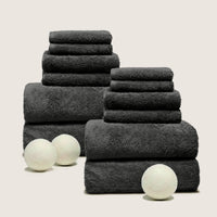 Ultraplush Australian Cotton Towels Family Set Italic