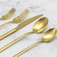 Emilia Mirror 20 - Piece Flatware Set - Diazza