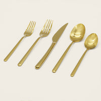 Emilia Mirror 20 - Piece Flatware Set - Diazza