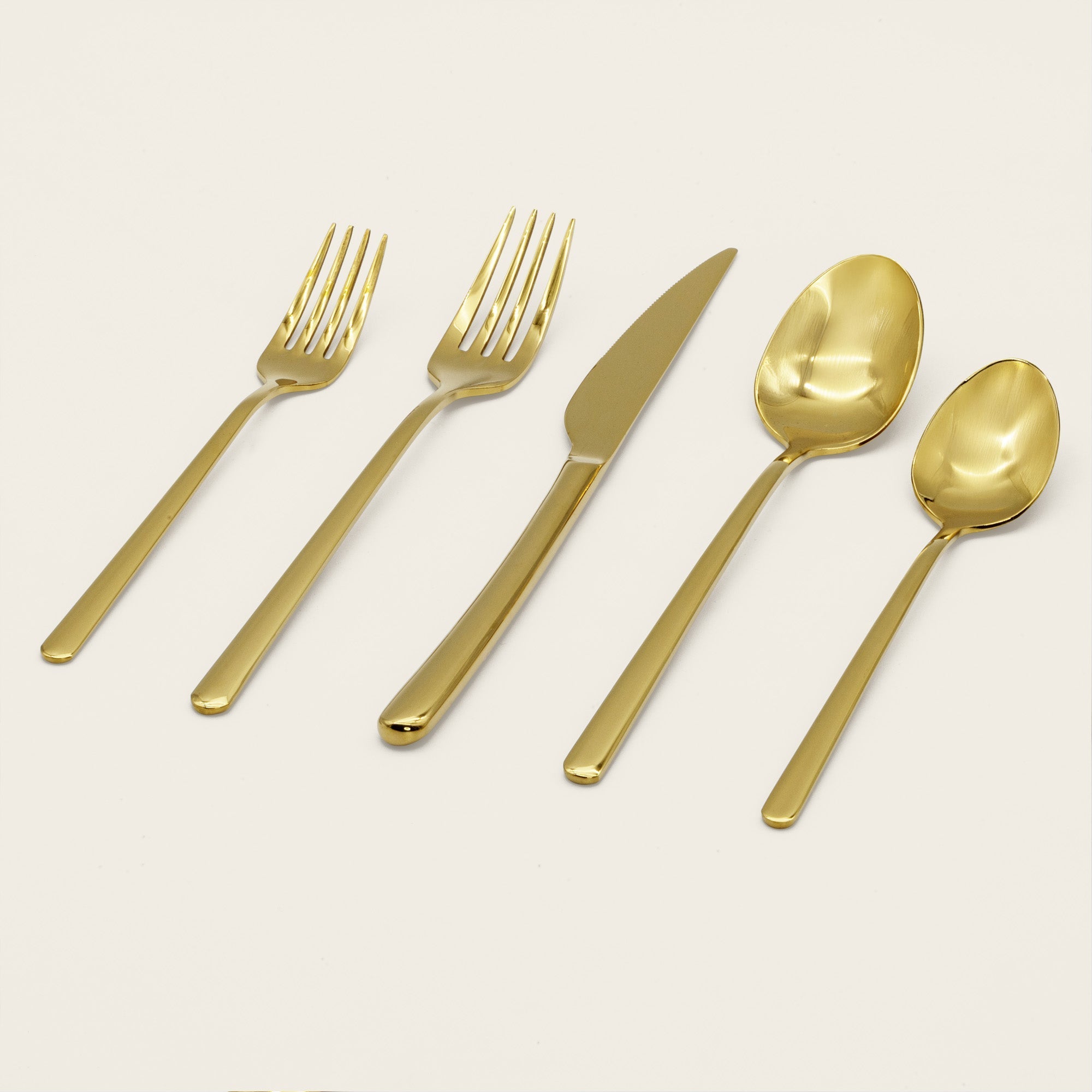 Emilia Mirror 20 - Piece Flatware Set - Diazza