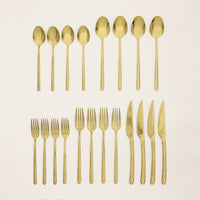Emilia Mirror 20 - Piece Flatware Set - Diazza