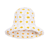 FLORA Crochet Hat In Off White - Diazza