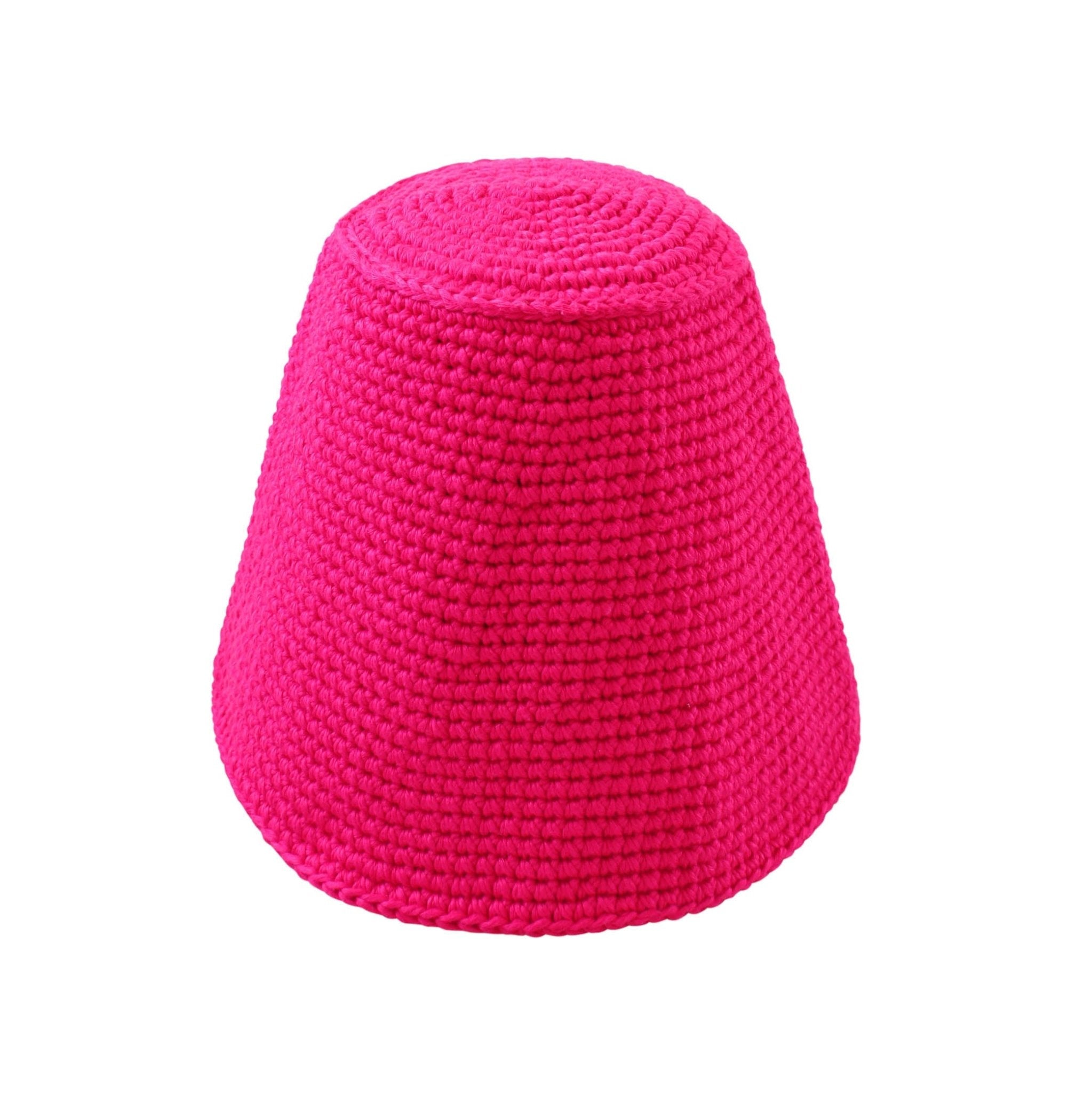 GANI Crochet Hat in Hot Pink - Diazza